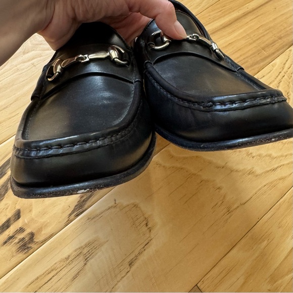 Allen Edmonds Verona Black Horsebit Loafers Leather Slip On Dress Shoes 10 D - Picture 6 of 10